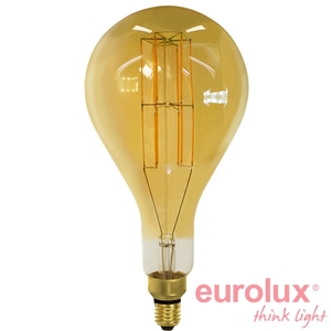 ג'מבו לד דמוי להט 8W E27 2400K PS160 ניתן לעמעום יורולוקס 

