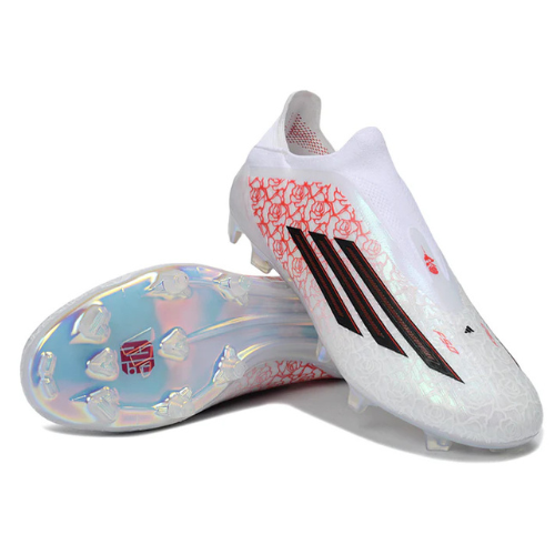 נעלי כדורגל מקצועיות נעלי כדורגל אדידס ADIDAS F50 LACELESS VALENTINE'S ELITE FG בלי שרוכים