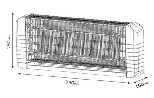 קטלן 3X20W אלקטרוני 60W TERMINATOR שחור 