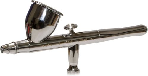איירבראש מבית IWATA (יפן) סדרת Iwata Revolution 4530 HP-CR3 Gravity Feed Dual Action Airbrush