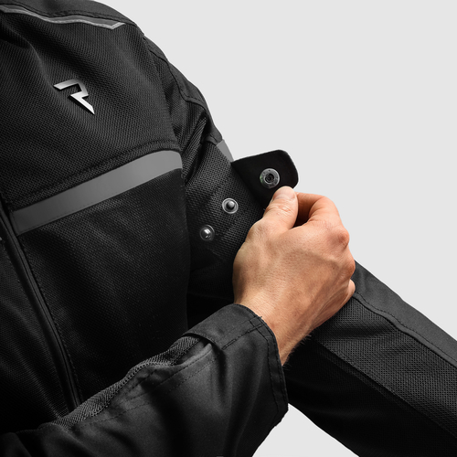 מעיל קיץ רבל הורן שחור  - REBELHORN ECHO JACKET