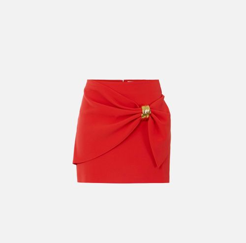 Miniskirt with jewel detail