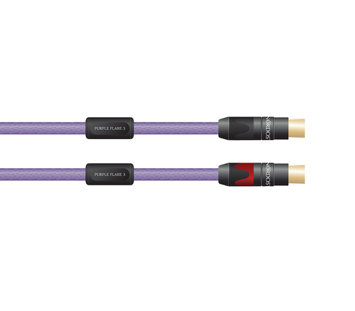 זוג כבלים אנלוגיים 1.5מ' Nordost Purple Flare 3 Interconnect Analogue RCA 