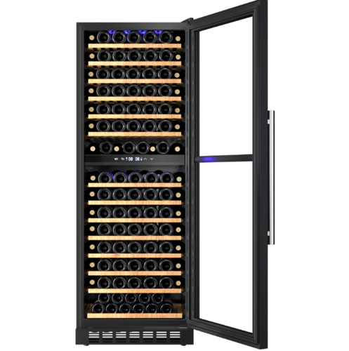 מקרר יין 163 בקבוקים דגם JC-430WD שני אזורי קירור