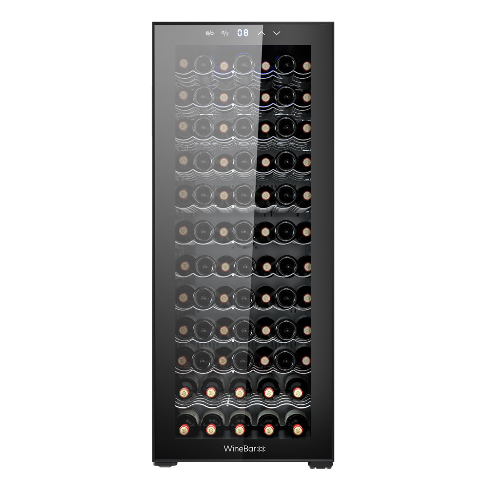 מקרר יין 80 בקבוקים דגם JC-208WS – קירור מדחס בקיבולת מרשימה