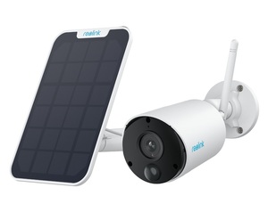 מצלמת אבטחה WiFi אלחוטית עם סוללה נטענת ופאנל סולארי - Reolink Argus B320