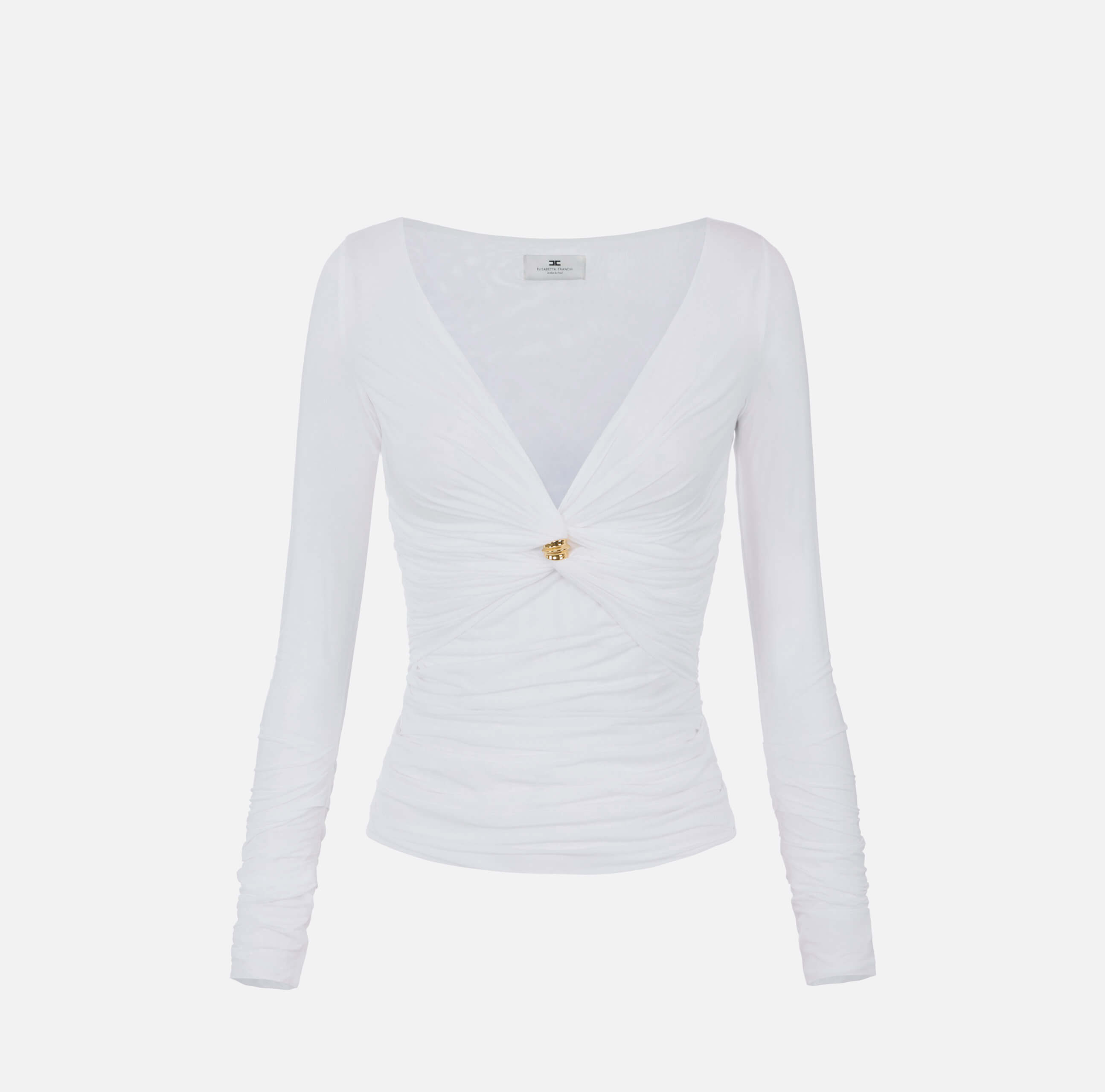 Jersey top with jewel detail