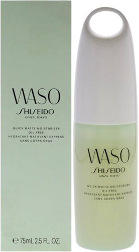 Shiseido Waso Quick Matte Moisturizer Oil-Free 75ML שיסיידו וואסו ג'ל לחות נטול שומן למראה מאט