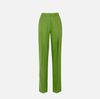 Linen-blend trousers
