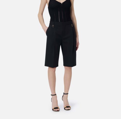 Cool wool Bermuda shorts