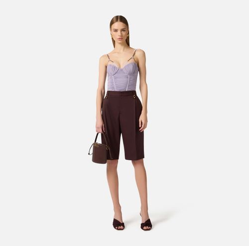 Cool wool Bermuda shorts