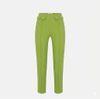 Trousers in lightweight crêpe and satin fabrics
