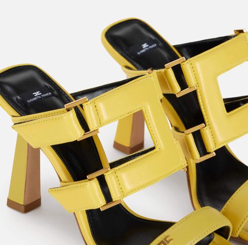 Nappa leather sandals