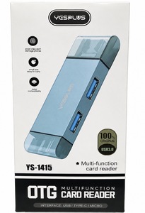 קורא כרטיסים רב-תכליתי YS-1415 USB 3.0 / Multifunction OTG Card Reader