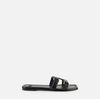 Flat nappa leather sandals