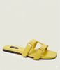 Flat nappa leather sandals
