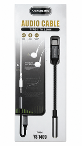מתאם Audio Type-C ל־3.5mm דגם YS-1409