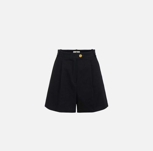 Gabardine shorts