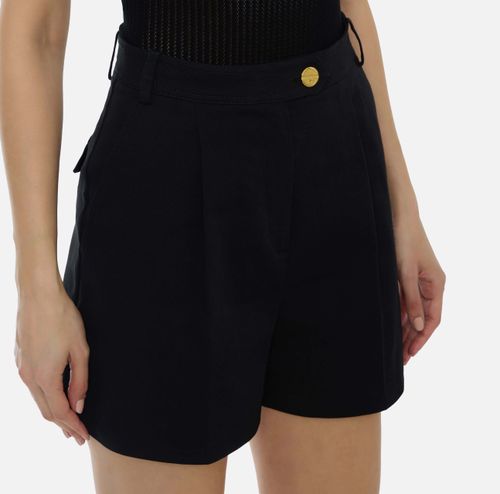 Gabardine shorts