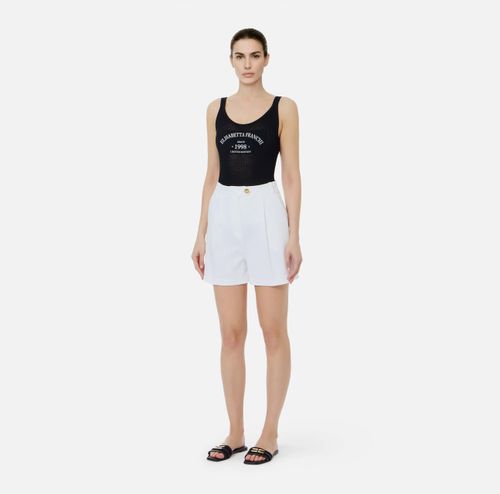 Gabardine shorts