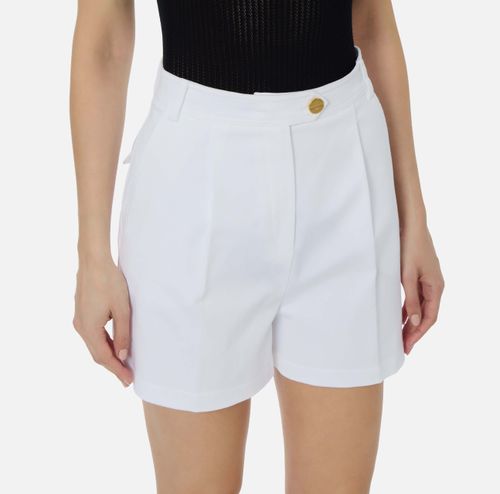 Gabardine shorts