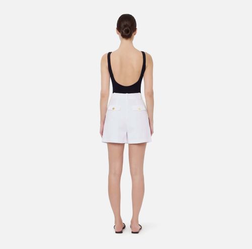 Gabardine shorts