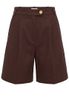 Gabardine shorts