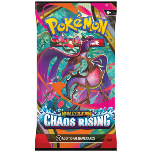 Pokémon Chaos Rising Booster Pack – פאק קלפי פוקימון Chaos Rising
