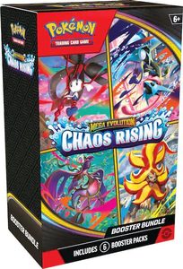 Pokémon Chaos Rising Booster Bundle 6 Packs – חבילת בוסטרים פוקימון Chaos Rising