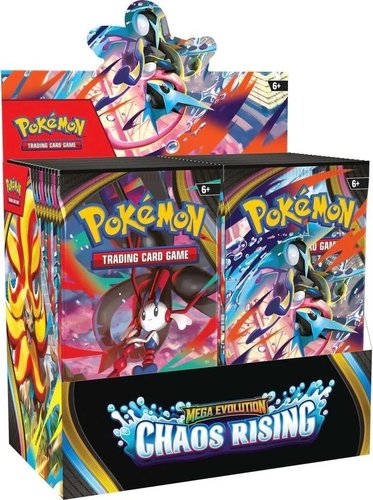 Pokémon Chaos Rising Booster Display Box – בוקס בוסטרים פוקימון Chaos Rising