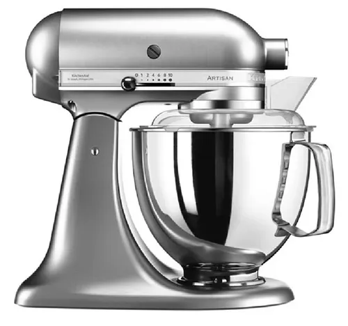 מיקסר KitchenAid דגם כסף (5KSM175ECU) Artisan עם 2 קערות בנפחים שונים – תוצרת ארה