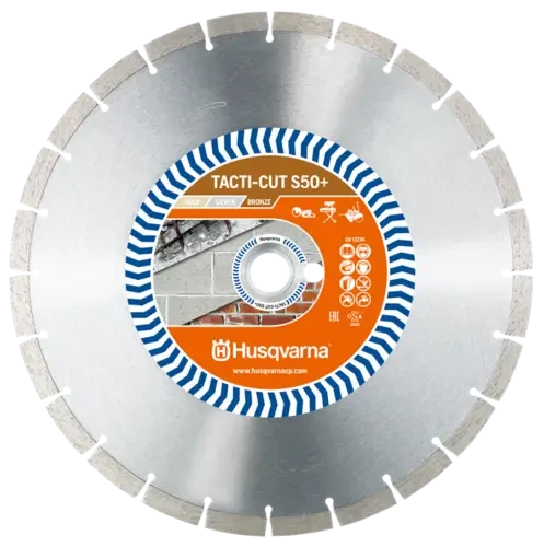 דיסק יהלום +Husqvarna Tacti-Cut S50 - חיתוך בטון מקצועי בעוצמה מקסימלית