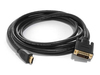 כבל DVI ל-HDMI זכר\זכר באורך 1.8 מ'