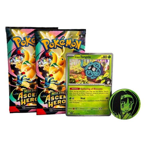 Pokémon TCG Mega Evolution : Ascended Heroes 2-Pack Blister Tangela – מארז 
