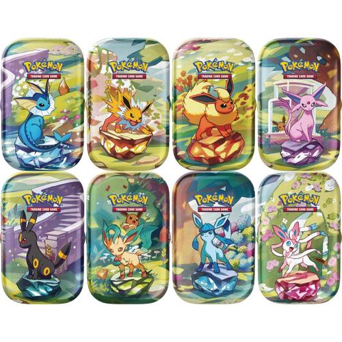  – קופסת TCG Pokémon Prismatic Evolutions Mini Tin