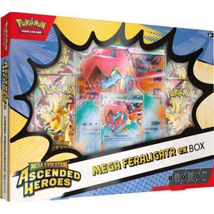 Pokémon Ascended Heroes Mega Feraligatr EX Box TCG Cards Game 
