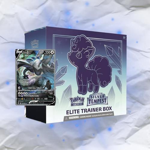 Pokemon ETB Box Cards– מארז Silver Tempest Elite Trainer Box