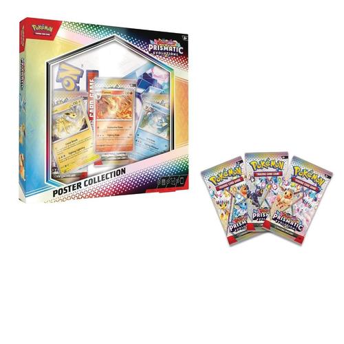 Pokemon Box TCG– מארז Prismatic Evolutions Poster Collection