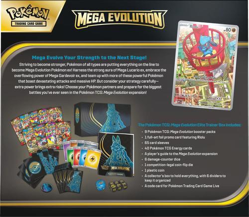 Pokemon ETB TCG Cards  – מארז Mega Evolution Lucario Elite Trainer Box