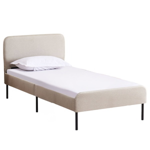 מיטת יחיד מרופדת בבד אריג Tudo Design