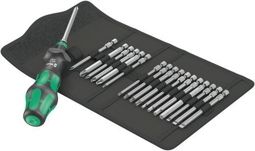 סט ביטים ארוכים 1/4 עם ידית טורבו 19 יח' KK מבית WERA