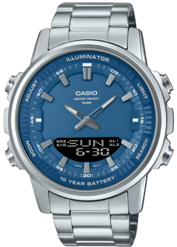 CASIO AMW-880D-2A1 משולב אנלוגי-דיגיטלי