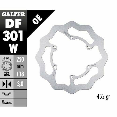 דיסק בלם קדמי גלפר לאופנועי ימאהה – GALFER FRONT BRAKE DISK DF301W YAHAMA