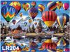 ערכת שיבוץ יהלומים 5D – גודל 40x30 ס"מ עם מסגרת לתלייה - כדורים פורחים