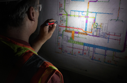 פנס ראש + פנס יד + קליפסים  - Milwaukee - HL2IPL-LED