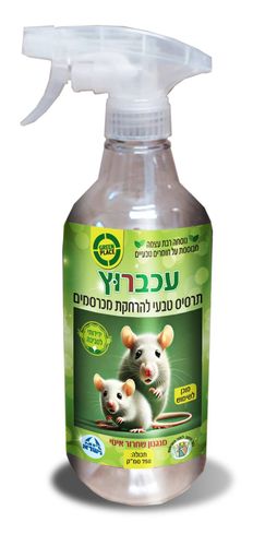 עכברוץ – תרסיס טבעי להרחקת מכרסמים מבית 