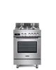 תנור משולב כיריים Delonghi PRO 66 MXL PZ דה לונגי