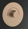 אינטרפוץ 4 דרך עגול למקלחת סדרת איבים רוז גולד מט 1604RG סיוון אופיר