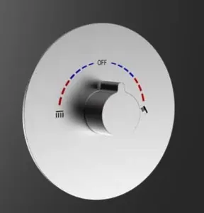 אינטרפוץ 4 דרך עגול למקלחת סדרת איבים ניקל מוברש 1604CB סיוון אופיר