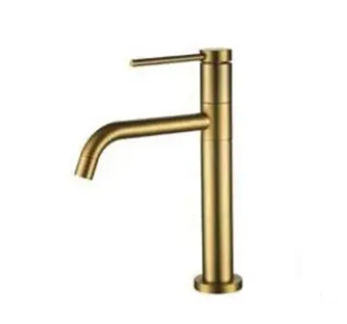 ברז נמוך קאמל זהב מט